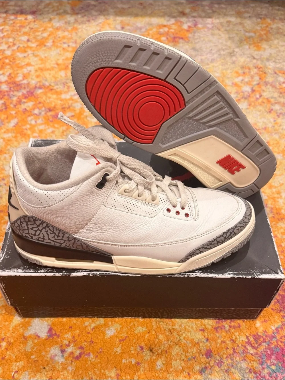 Jordan 3 retro white cement reimagined